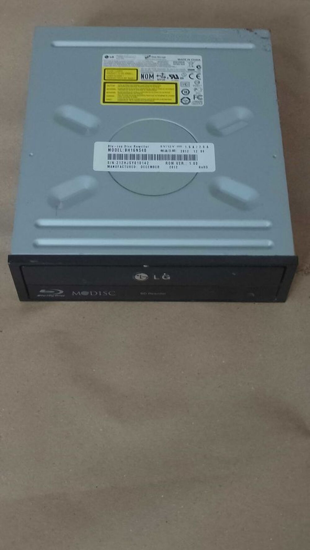 Lecteur graveur blu-ray LG Matériel informatique
