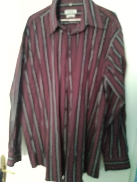 CHEMISE RAYEE VIOLET ET GRIS 8 Villiers-sur-Marne (94)