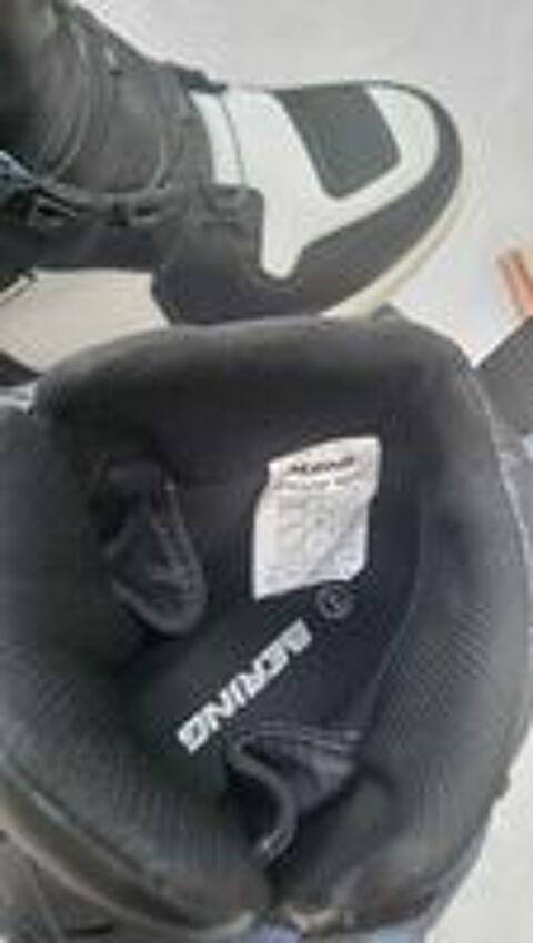   basket bering moto montante cuir 