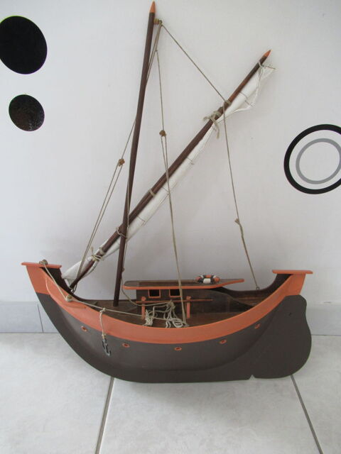 CADRE/BATEAU En Bois MURAL, Dcoration Marine 12 Lamballe (22)