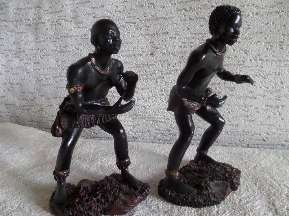 2 statuettes africaine 