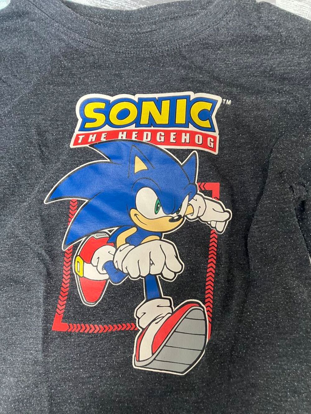 T-shirt manches longues Sonic Pikachu 5 ans Vêtements enfants