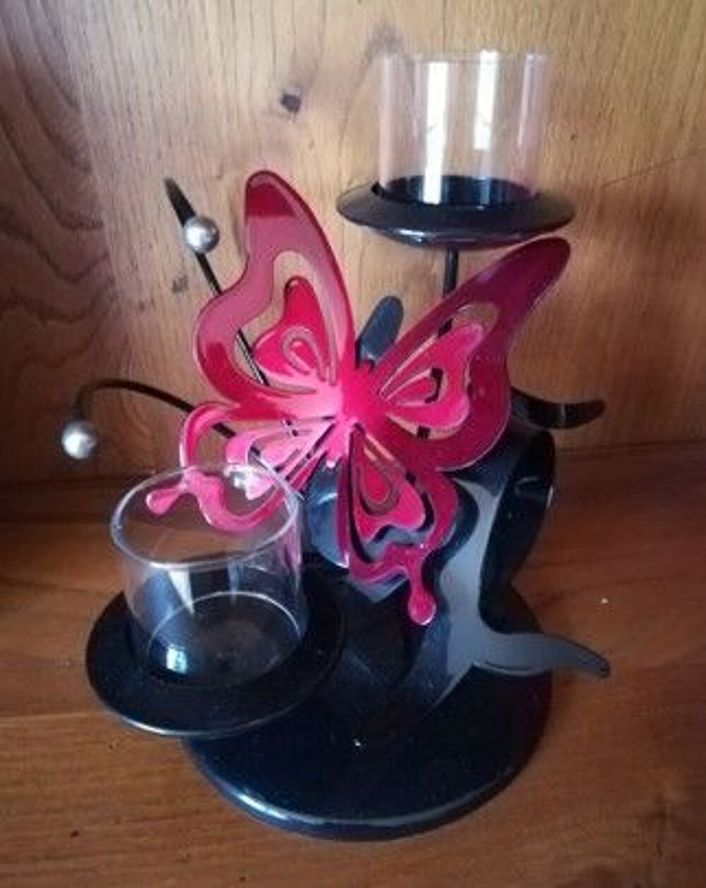 Bougie Nocib&eacute; &amp; bougeoir papillon Décoration