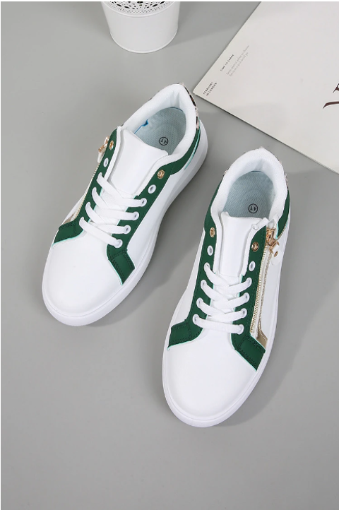 Baskets en simili avec fermeture à lacets ou zip latéral 35 Ducos (97)