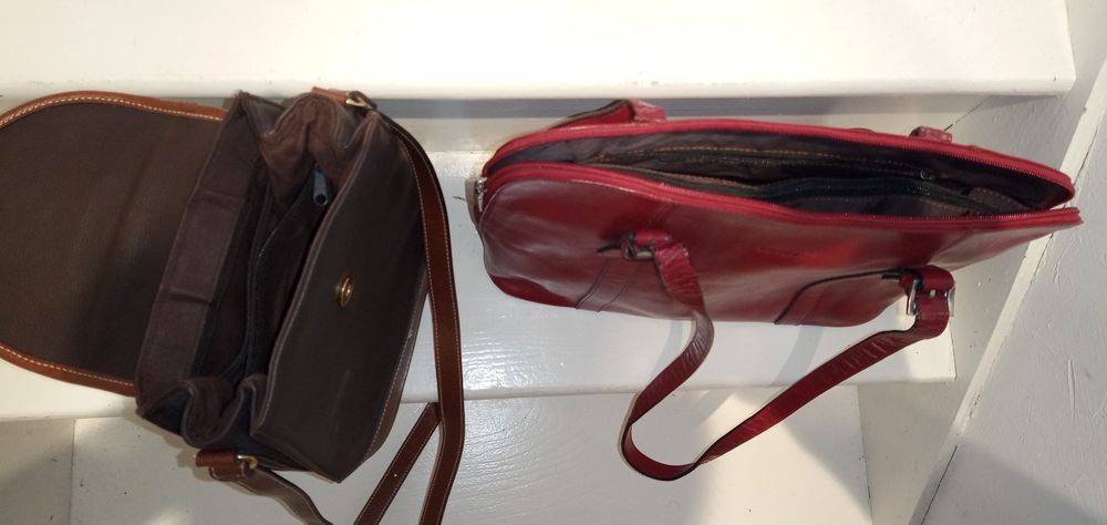 LOT de 4 sacs &agrave; main Maroquinerie