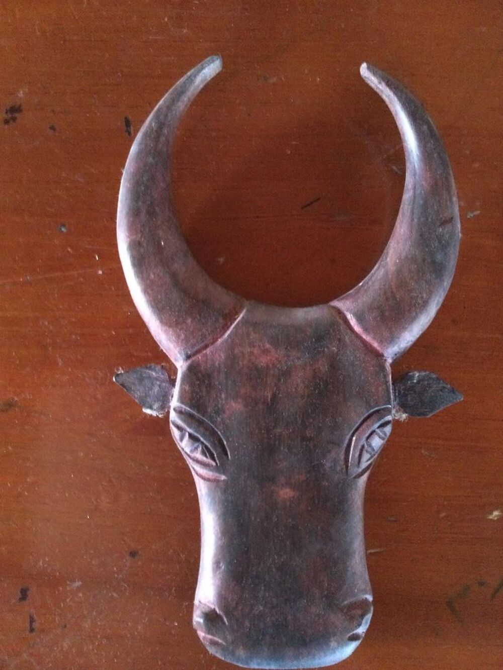 T&ecirc;te de taureau bois Décoration