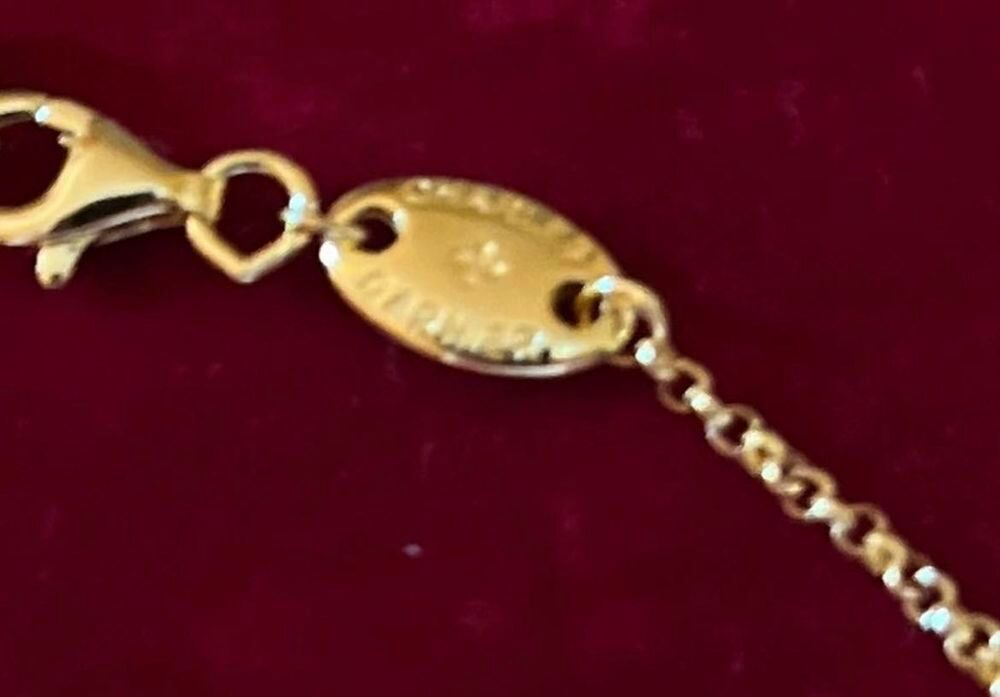 Cr&eacute;ateur Charles Garnier cha&icirc;ne et pendentif en Vermeil 50 cm Neuf Bijoux et montres