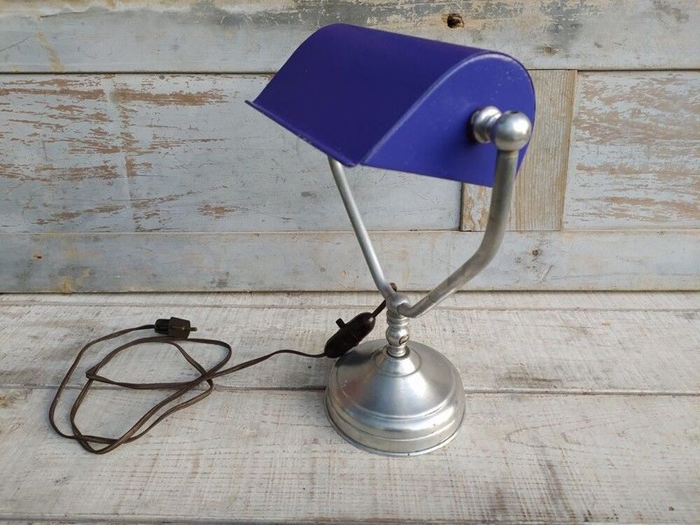 Ancienne Lampe de Bureau &Eacute;tudiant Notaire Banquier Décoration