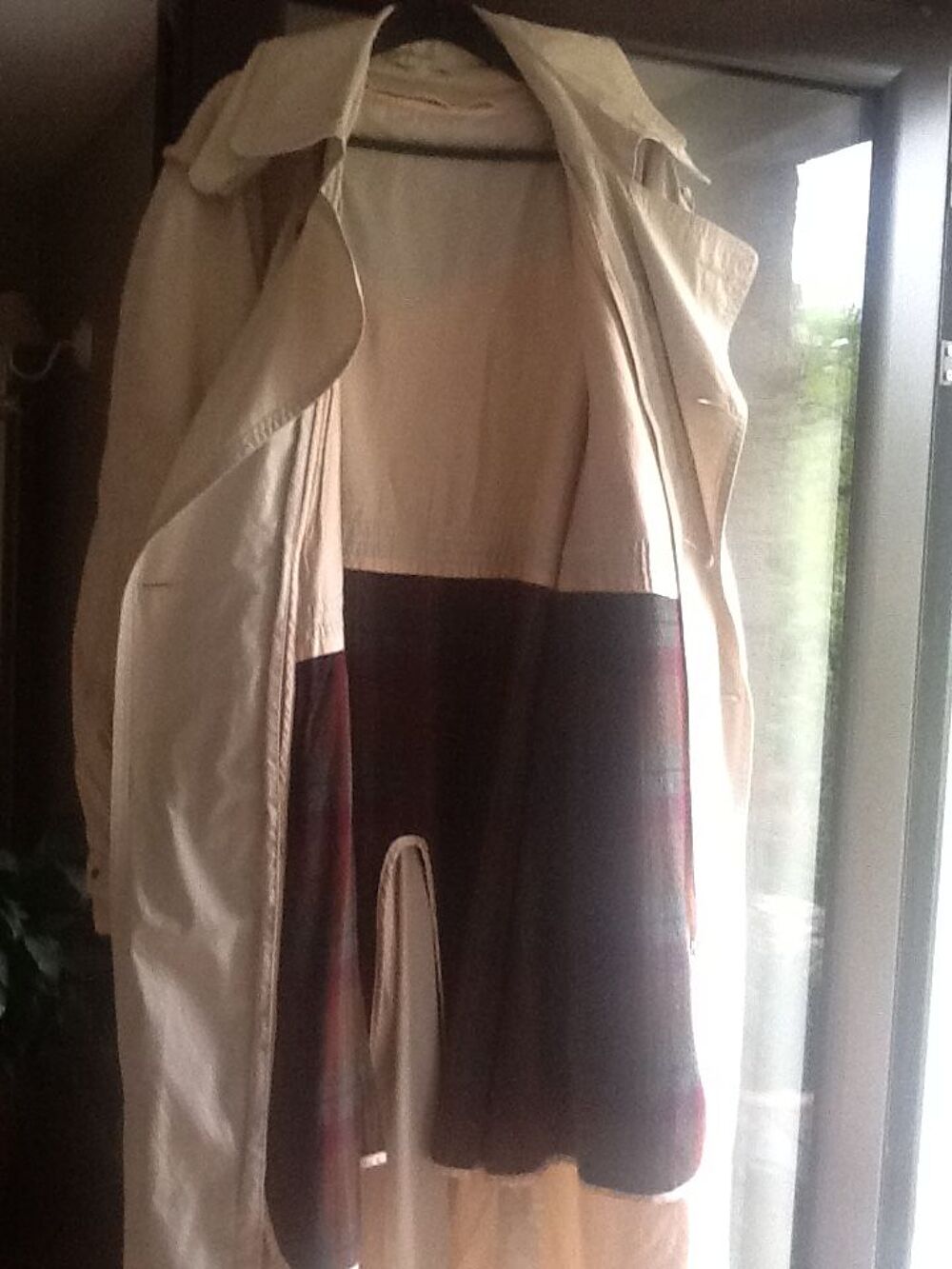 Imperm&eacute;able/Trench cr&egrave;me doubl&eacute; Vêtements