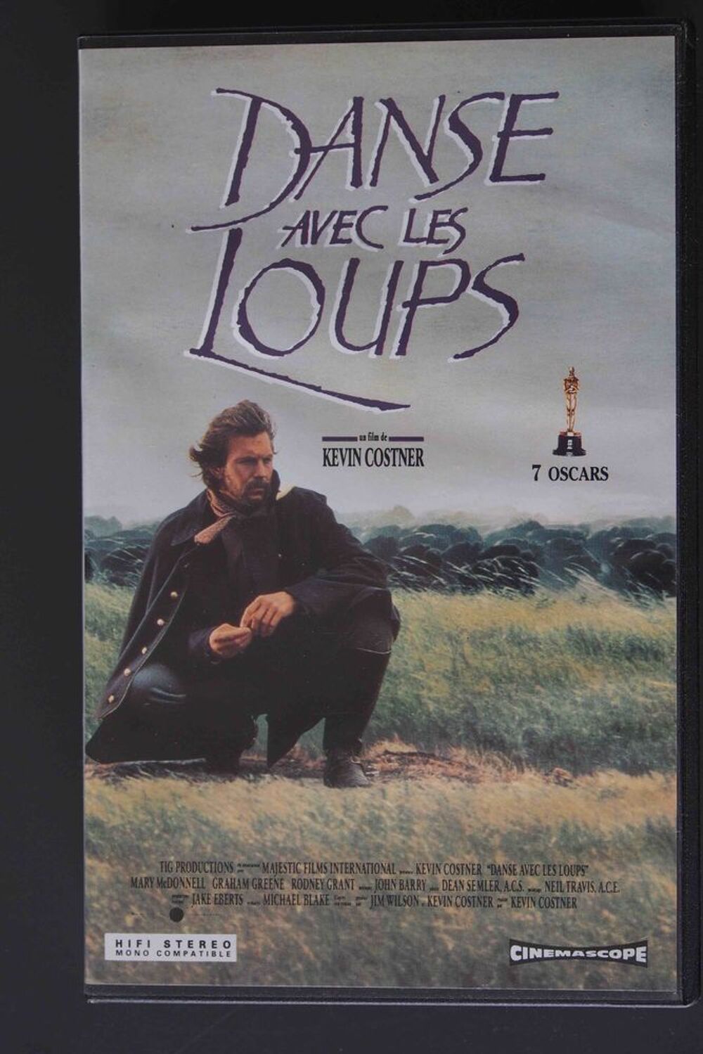DANSE AVEC LES LOUPS, Kevin Costner DVD et blu-ray