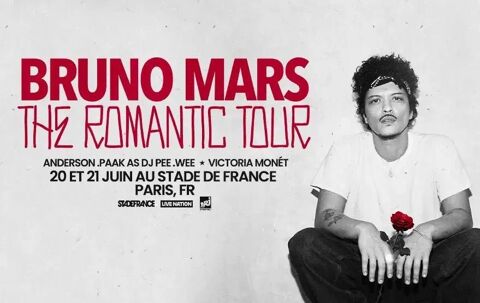 Place de concert Bruno mars Toulouse (31)
