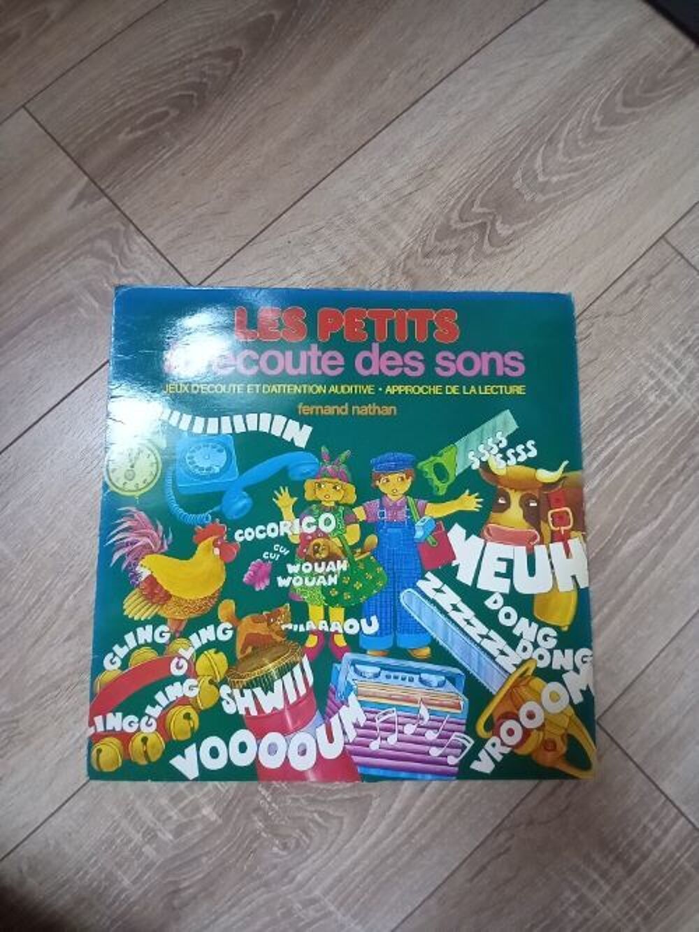 Les petits &agrave; l'&eacute;coute des sons Fernand Nathan vinyle 33 tour CD et vinyles