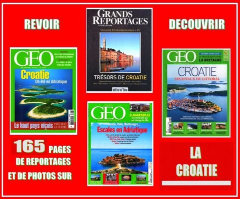 LA CROATIE - géo - ADRIATIQUE / prixportcompris 16 Strasbourg (67)