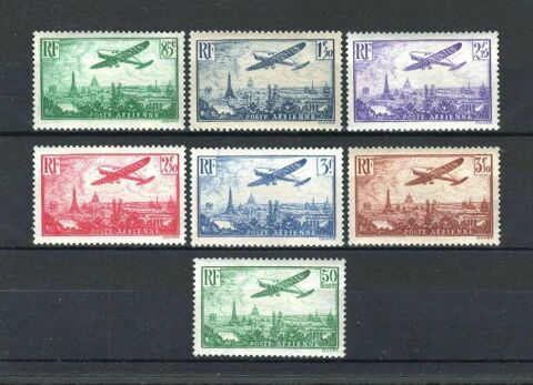 FRANCE STAMP AERIEN n8  14   AVION SURVOLANT PARIS  **NEUF 650 Nmes (30)