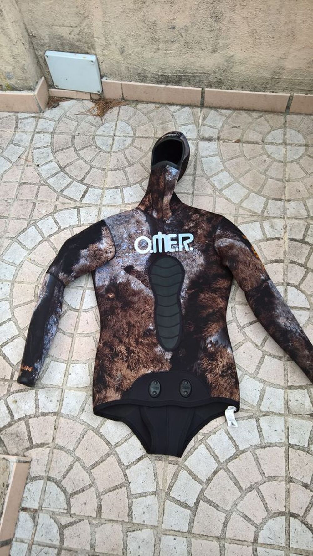 VESTE CHASSE SOUS MARINE OMER 7MN TAILLE5 75E Sports