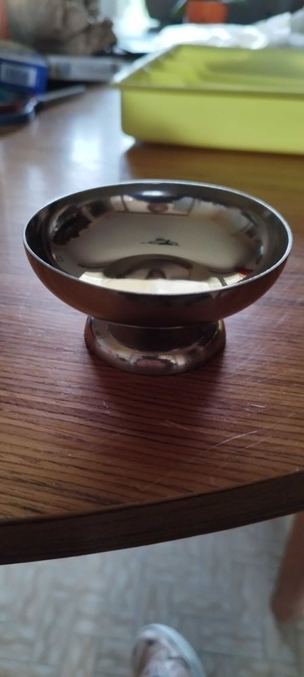 coupe a glace inox vintage 