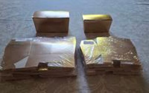   Ballotins Or pour Chocolats/Confiseries. Neufs cartons Or 