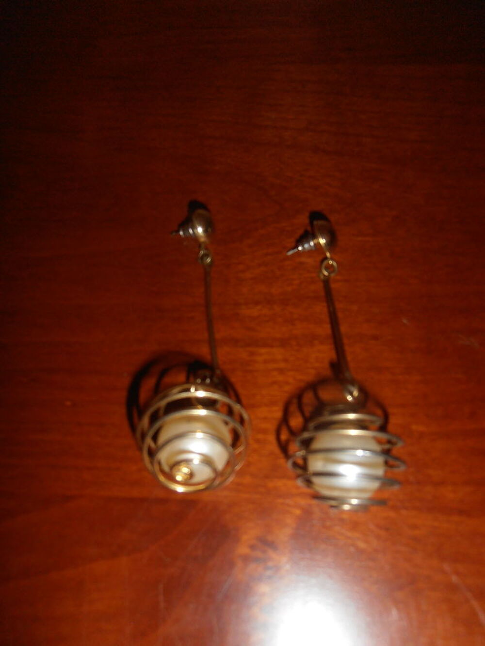 Boucles d'oreilles cage 9 (28b) Bijoux et montres
