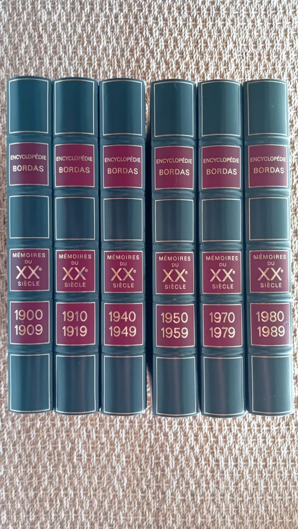 Encyclop&eacute;die Bordas " M&eacute;moires du XX&egrave;me si&egrave;cle " Livres et BD