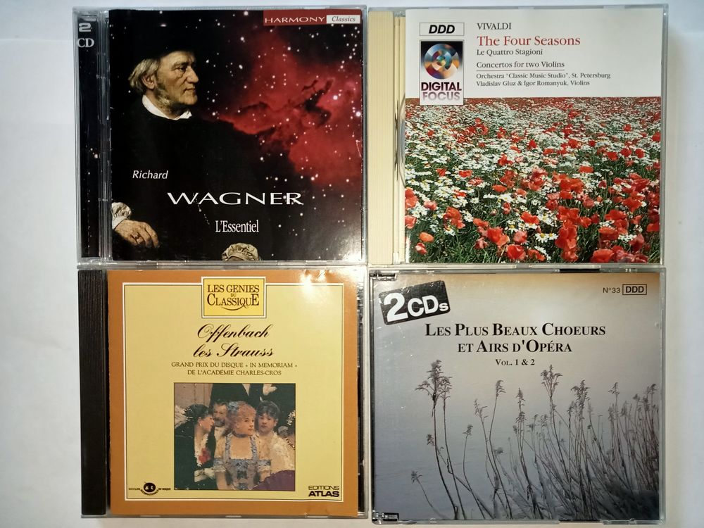 (A1) Lot de 48 CD - Musique Classique, Baroque CD et vinyles