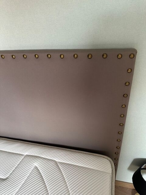 TETE DE LIT AMPM TISSU GRIS 45 Hangenbieten (67)