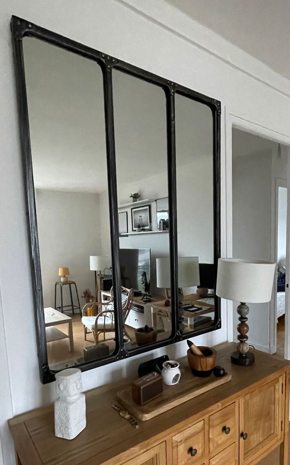 Miroir industriel maison du monde excellent &eacute;tat neuf Meubles