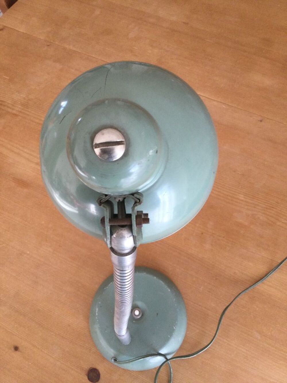 Lampe &agrave; poser industrielle flexible vintage Décoration
