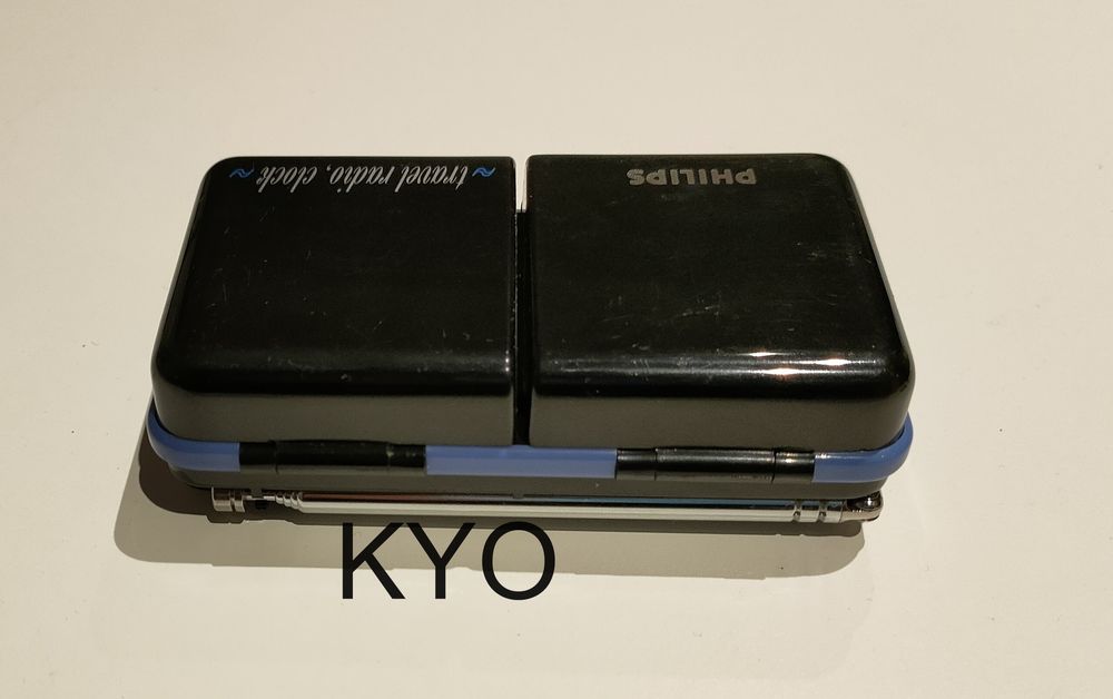 PHILIPS D1868, radio FM pliable voyage, r&eacute;veil double heure Audio et hifi