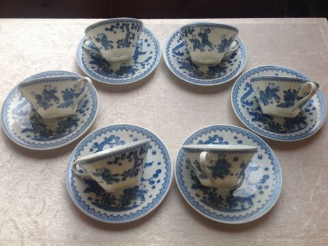 SERVICE � TH� EN PORCELAINE D�COR ENFANTS JOUANT Envoi Possi 35 Tr�gunc (29)