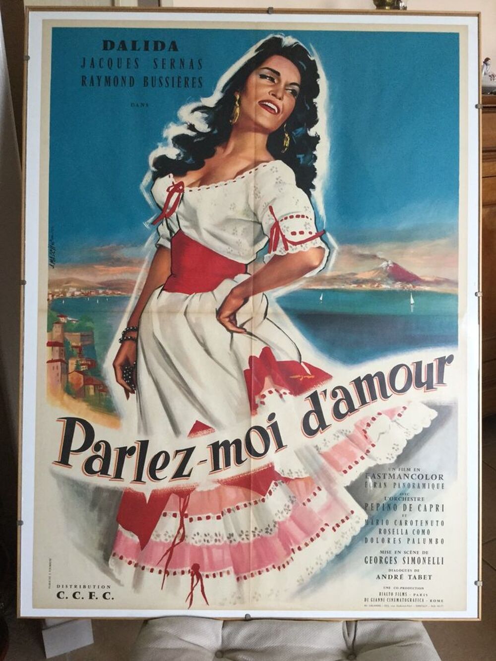 Affiche originale film " parlez-moi d'amour " avec Dalida
Décoration