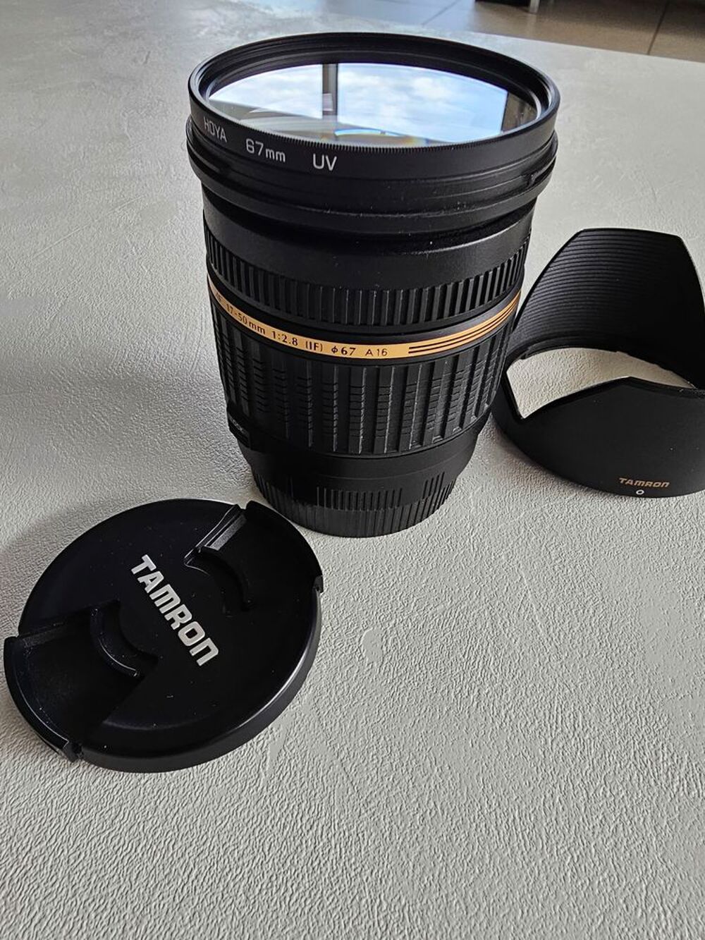 Tamron 17-50mm Aspherical-LD-2.8 XR-Di II-SP Cap+ paresoleil Photos/Video/TV