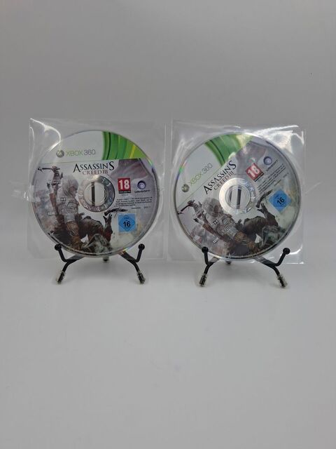 Jeu Xbox 360 Assassin's Creed III (3) (Disc 1 & 2) en loose 1 Vulbens (74)