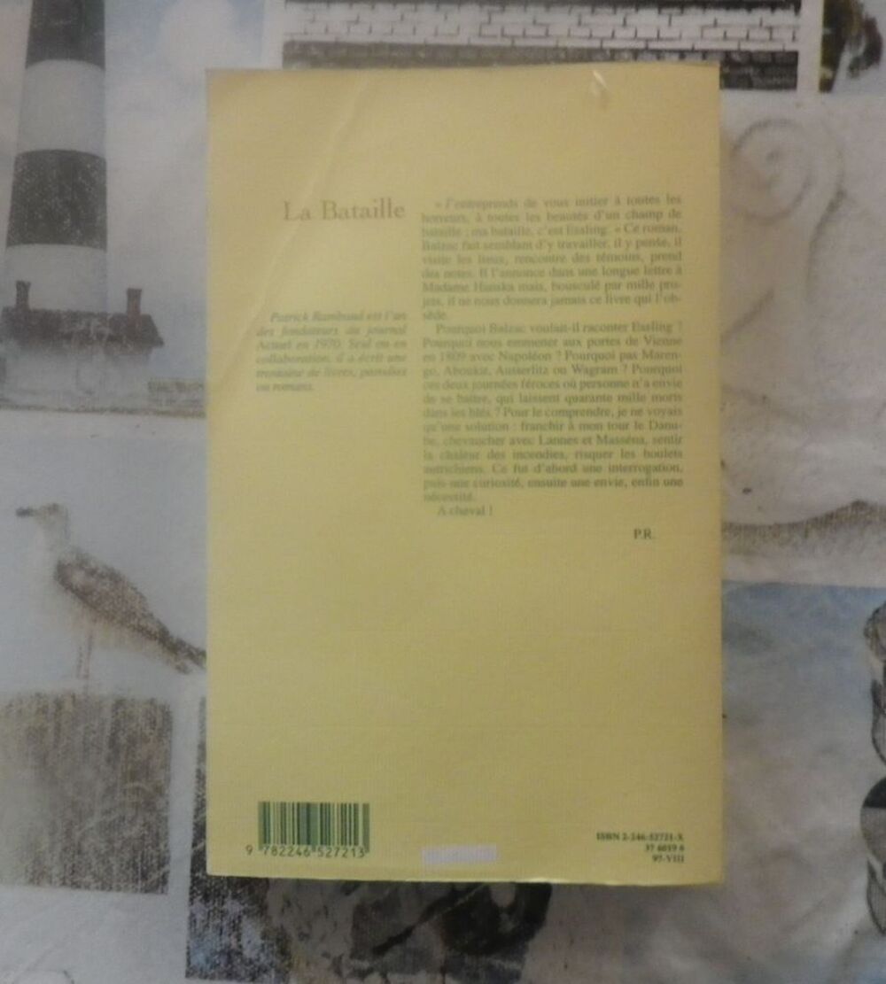 LA BATAILLE de Patrick RAMBAUD Ed. Grasset Livres et BD
