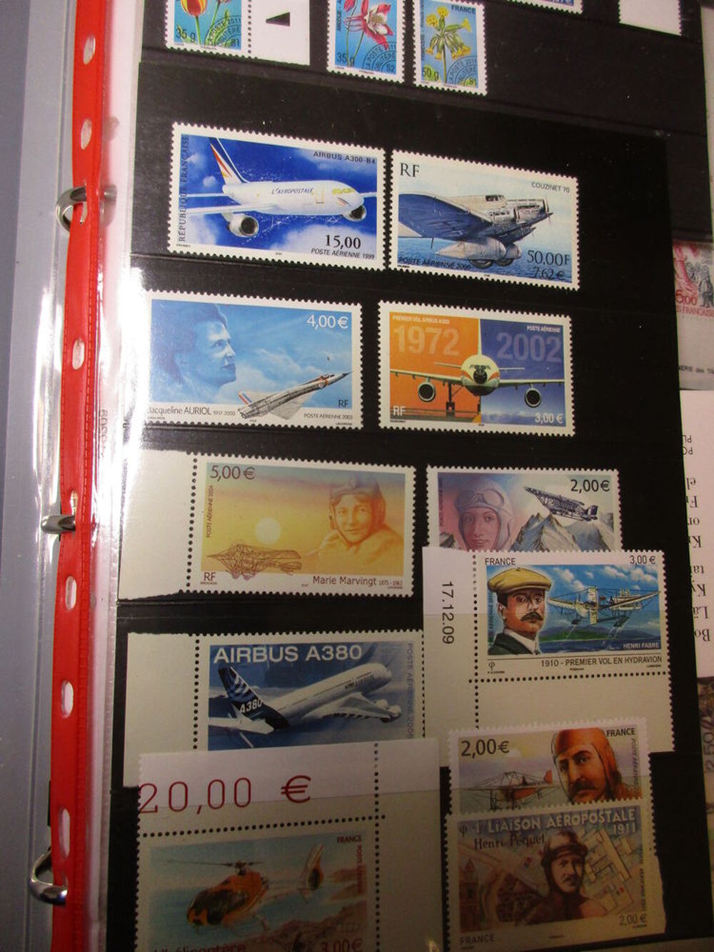 1 lot de timbres de FRANCE neufs** dans un classeur 