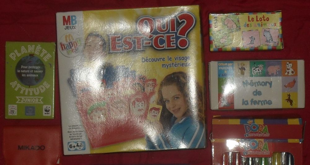 Lot de 8 Jeux complets et Neufs pour Enfants Jeux / jouets