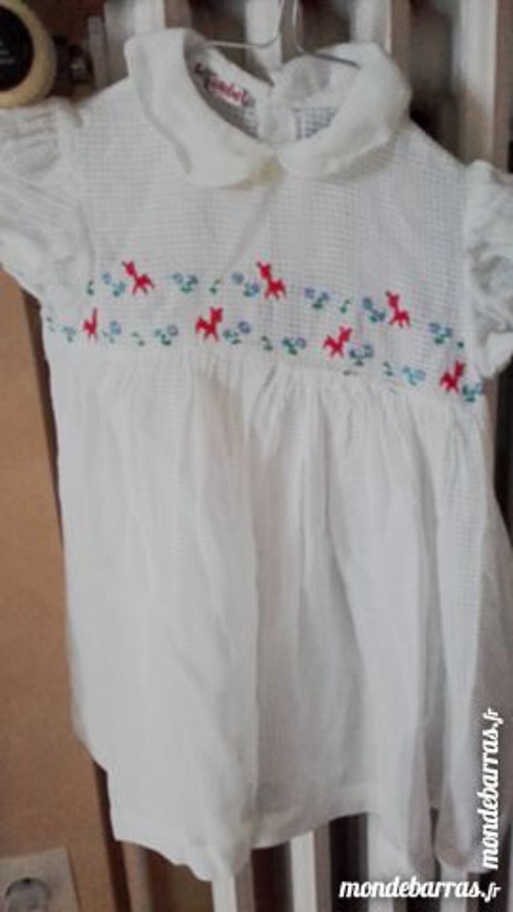 5 ROBES BEBE VINTAGE (1955) Puériculture