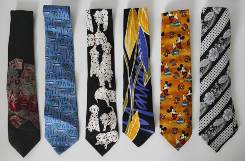 Cravates (Le lot de 6 cravates 15 ) 15 Metz (57)