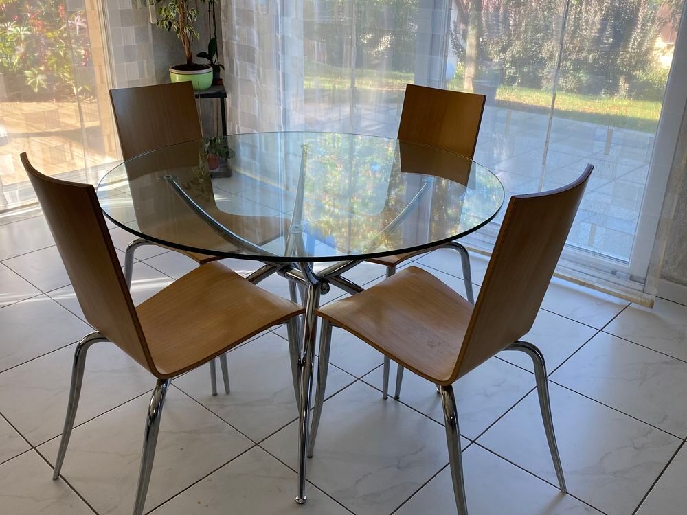Lot de 4 chaises vintage de P. Starck Meubles
