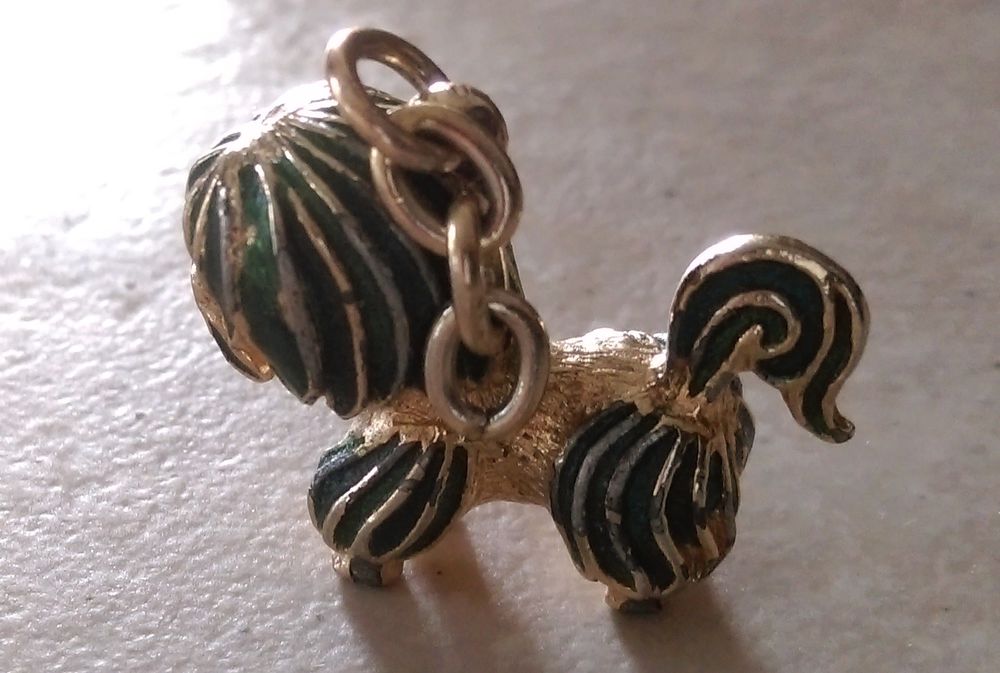 miniature chien laiton pour d&eacute;co ou bracelet H 2 x L 3 x l Bijoux et montres