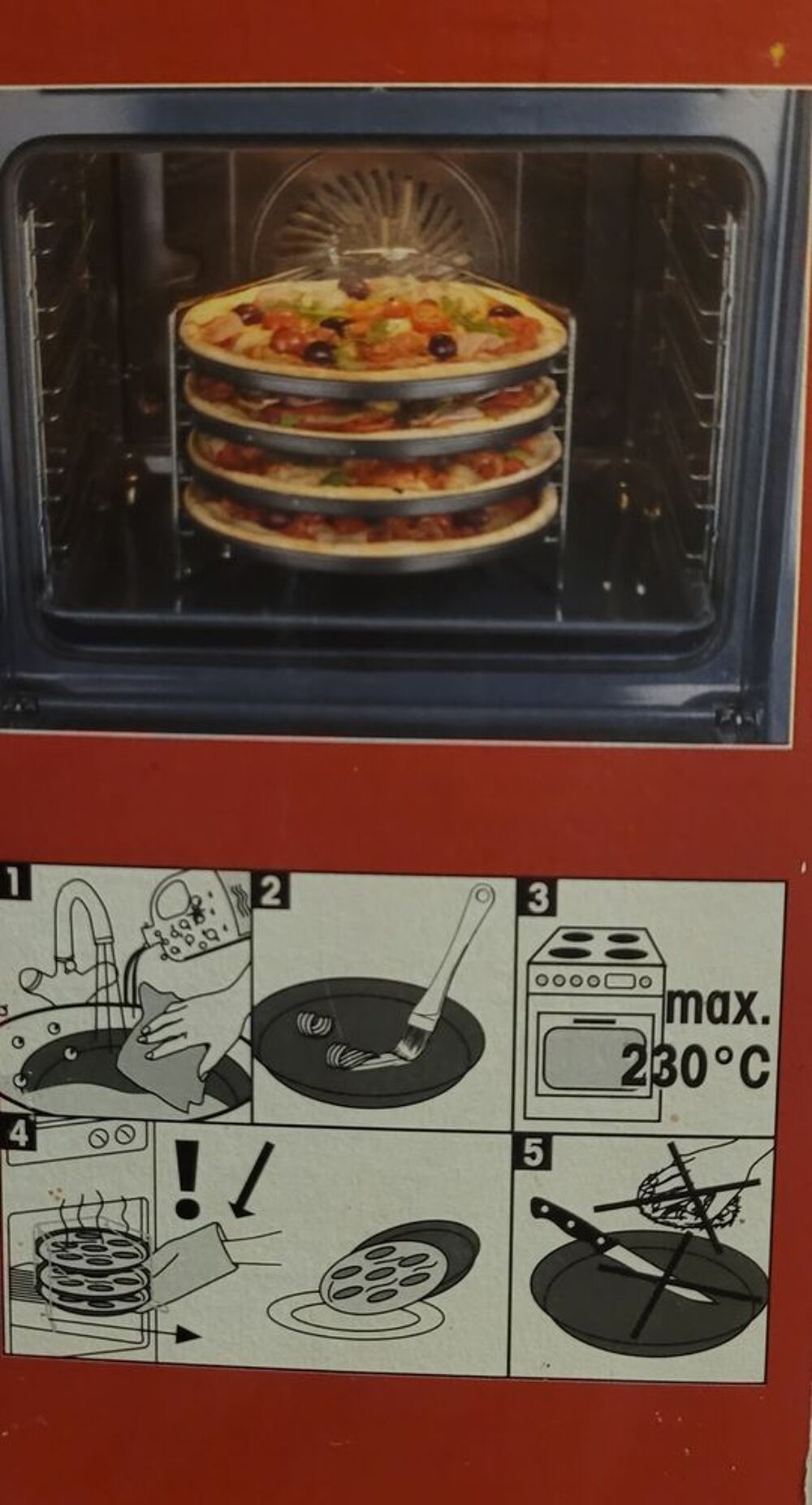 Set de cuisson sp&eacute;cial pizza Electroménager