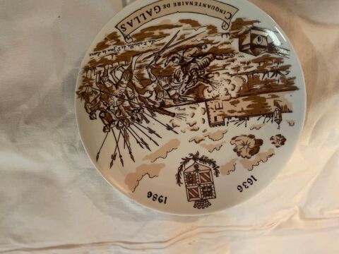 ASSIETTE EN LIMOGE 3 Saint-Firmin-des-Bois (45)