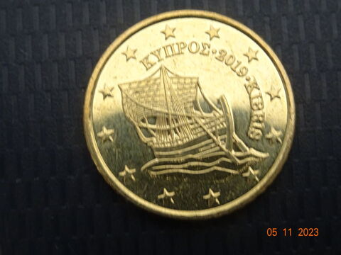 pièce 50 centimes d'Euros  Chypre 2019 3.5 Colmar (68)