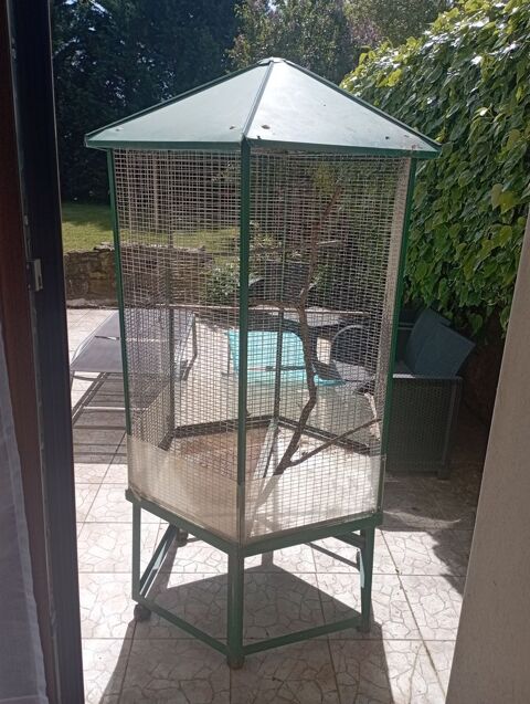 Cage sur pied pour oiseaux 
80 01990 Saint-trivier-sur-moignans