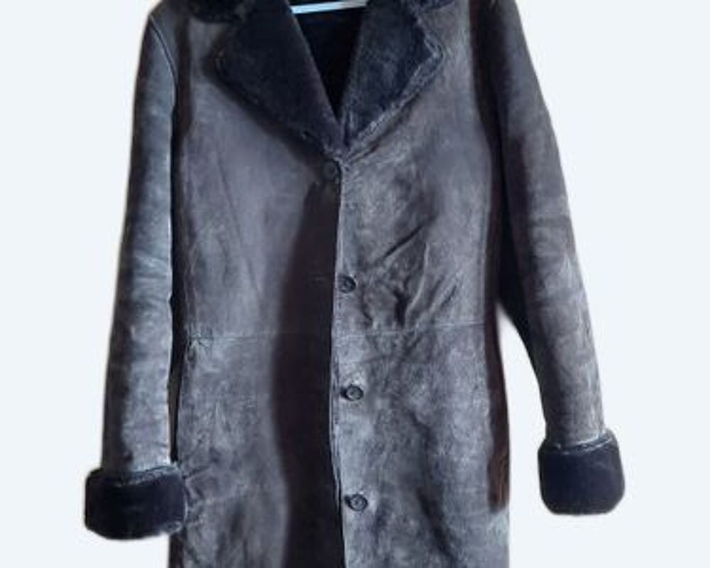 Manteau femme ; en daim ; doublure sherpa Vêtements