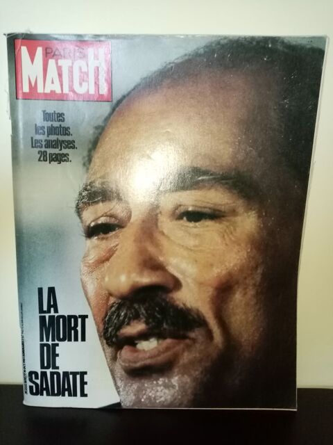 Paris Match N 1690 du 16/10/1981 - La mort de Sadate 10 Angers (49)