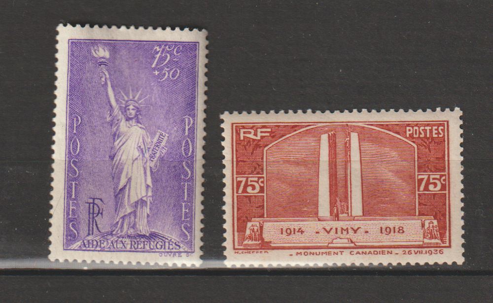 Timbres Neufs Ann&eacute;es 1936 