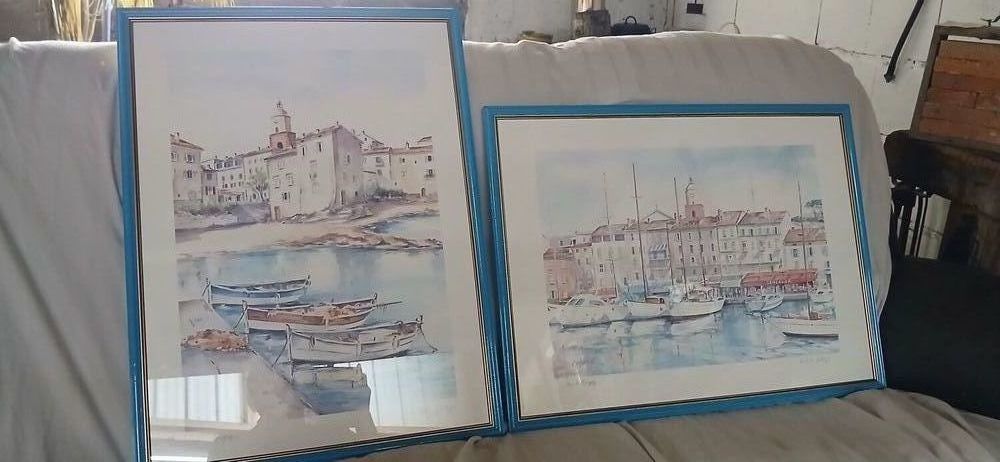 Lot de tableaux 