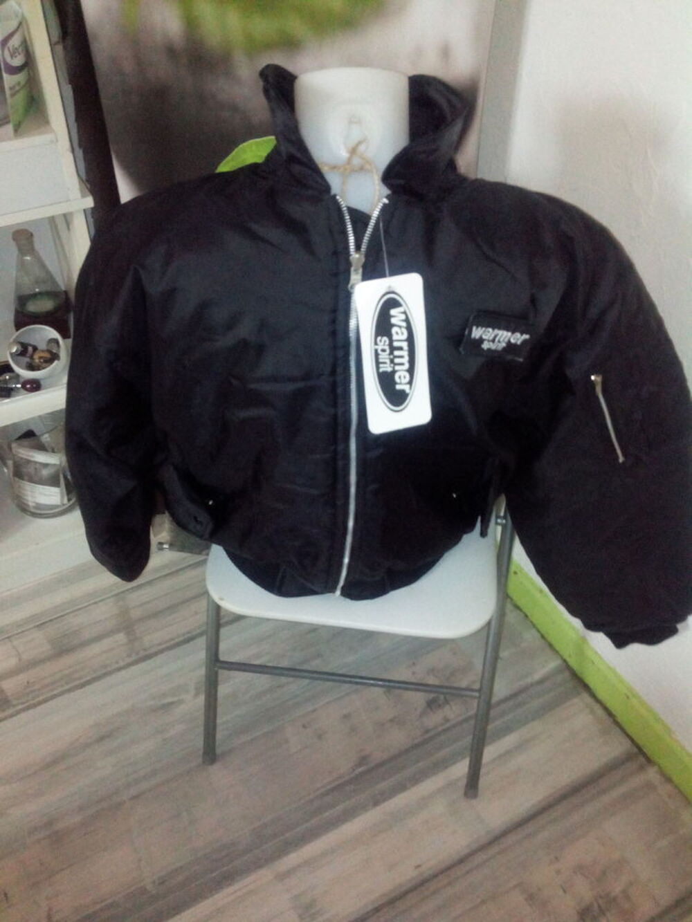 Blouson Bomber Warmer Spirit 
NEUF
Noir
Taille XS/42-44
Vêtements