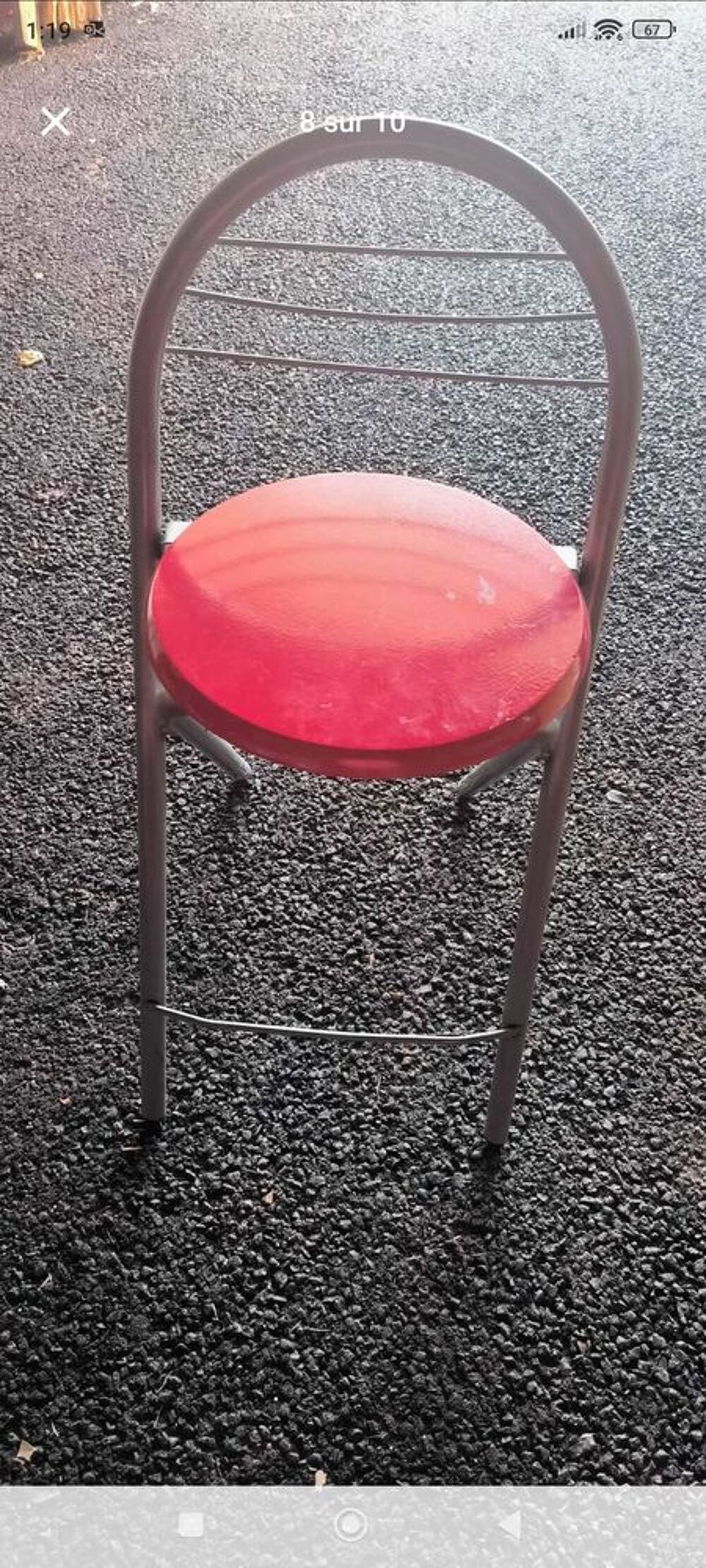 chaise de bar pliable Jardin