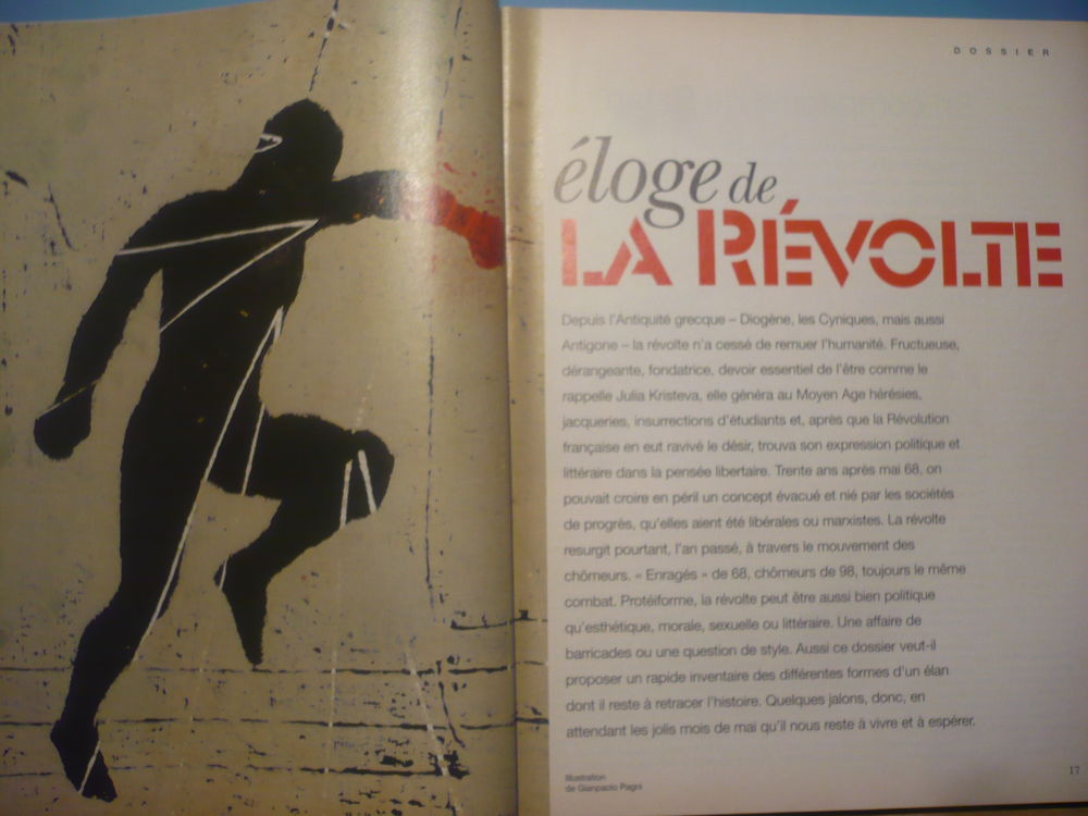 MAGAZINE LITT&Eacute;RAIRE N&deg; 365 - &Eacute;LOGE DE LA R&Eacute;VOLTE - Mai 199 Livres et BD